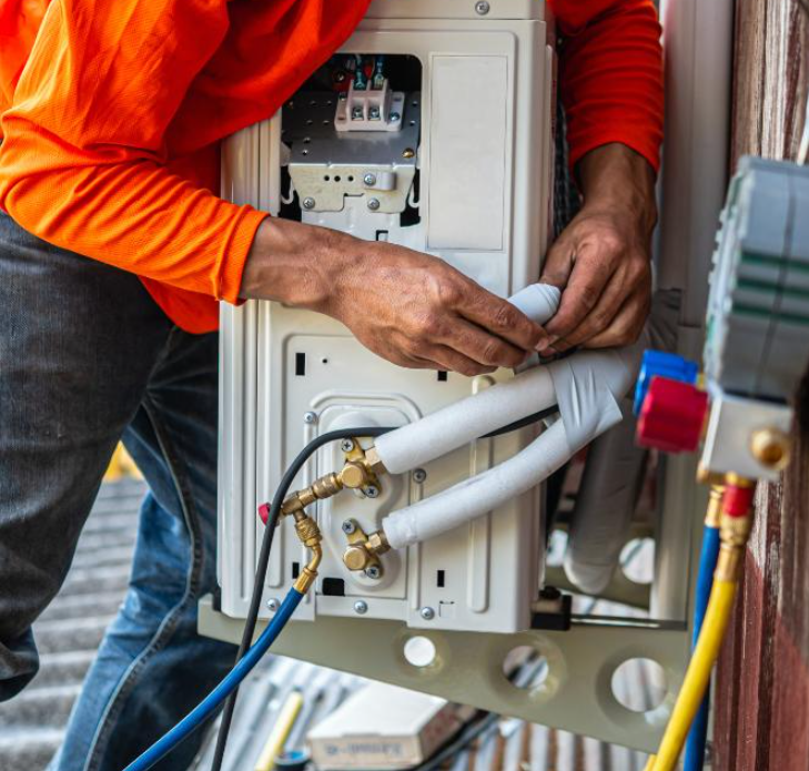 Air Conditioner Refrigerant Pipe Insulation Repair